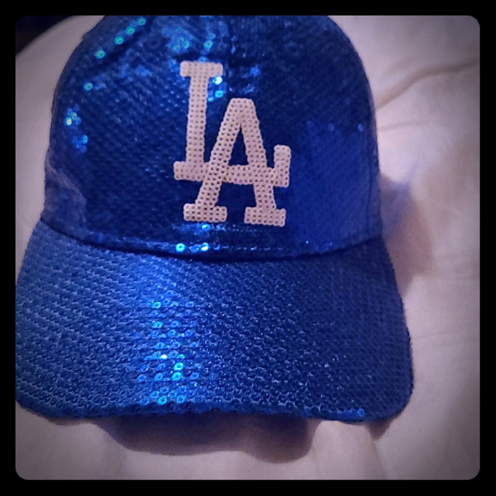 Pink by Victoria Secret sequin Dodger hat